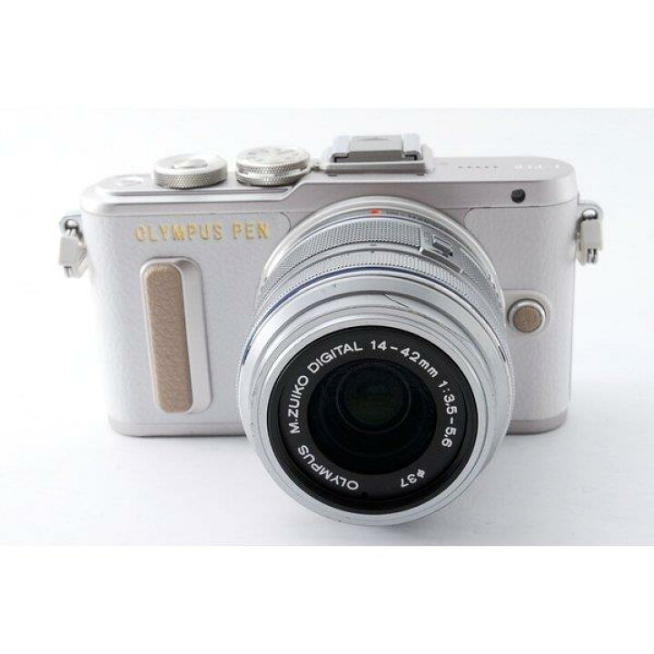 楽天市場】【中古】オリンパス OLYMPUS E-PL8 ホワイト レンズセット 