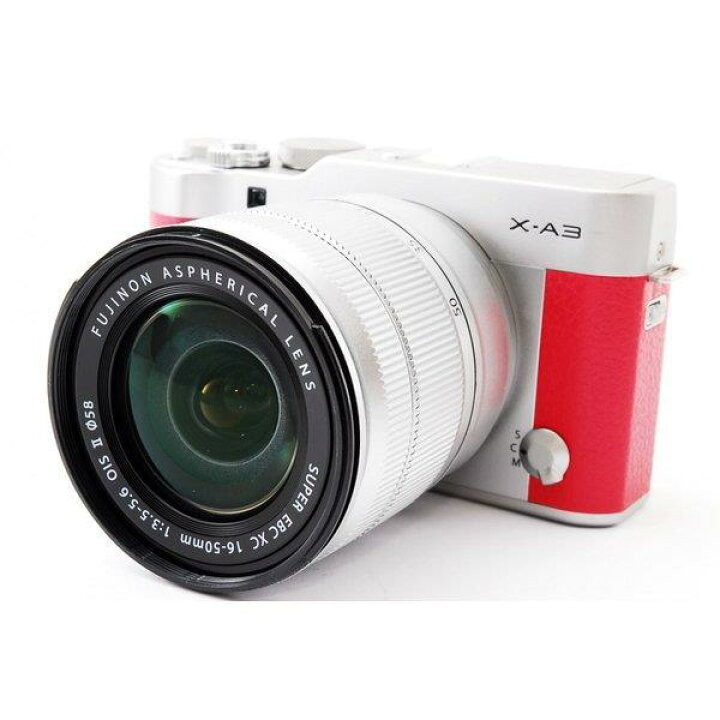 楽天市場】【中古】フジフィルム FUJIFILM X-A3 ピンク レンズキット 