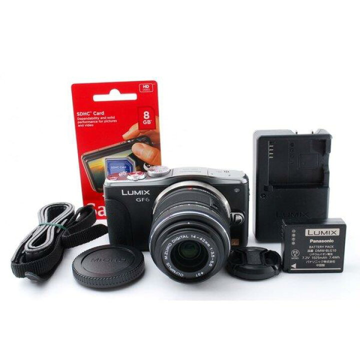 楽天市場】【中古】パナソニック Panasonic DMC-GF6 ブラック ブラック 