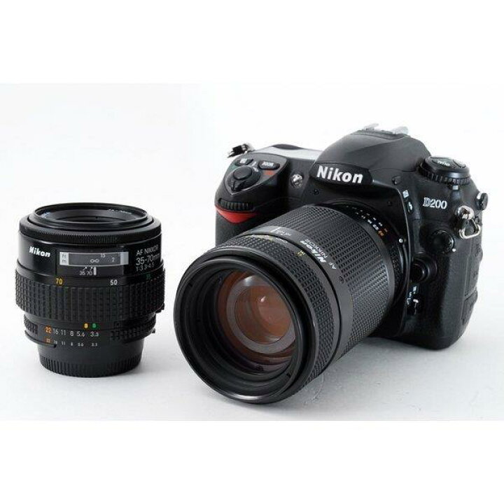 楽天市場】【中古】ニコン Nikon D200 標準&望遠ダブルズームセット 美 