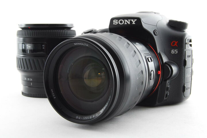 楽天市場】【中古】ソニー SONY α65 SLT-A65V 標準&望遠ダブルズーム 