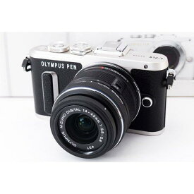 【中古】オリンパス OLYMPUS E-PL8 ブラック ブラック レンズキット 美品 史上最高デザイン 付 カメラ 中古 人気 おすすめ 高画質