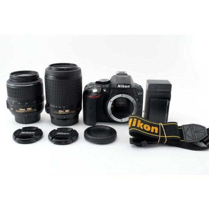 楽天市場】【中古】ニコン Nikon D5300 ダブルレンズセット ブラック 