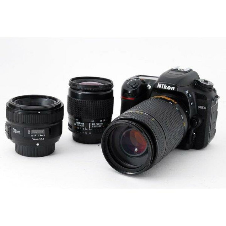 楽天市場】【中古】ニコン Nikon D7500 単焦点&標準&望遠トリプル  
