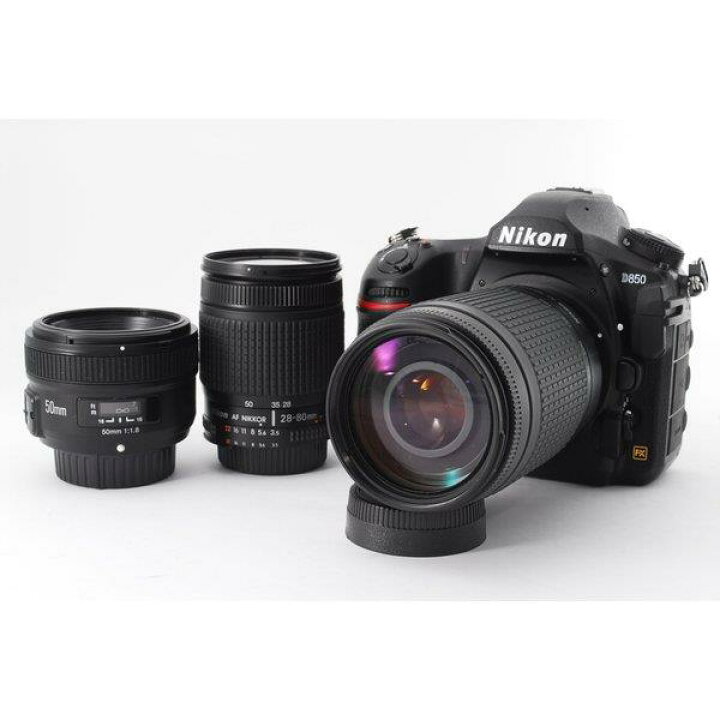 楽天市場】【中古】ニコン Nikon D850 トリプルレンズセット 美品 4575 