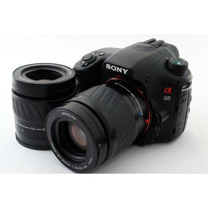 楽天市場】【中古】ソニー SONY α65 SLT-A65V 標準&超望遠ダブルズーム 