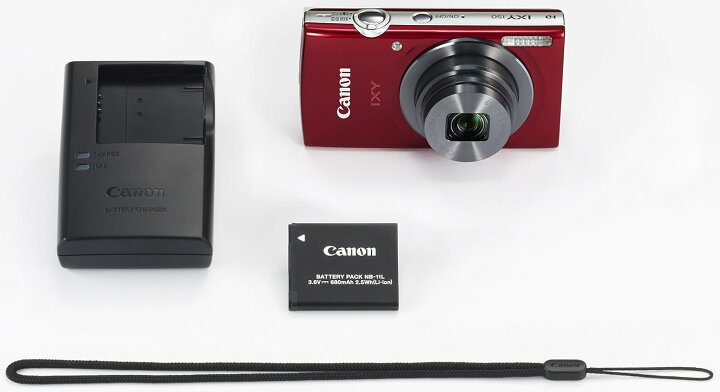 楽天市場】【中古】Canon デジタルカメラ IXY150 レッド レッド 光学8 