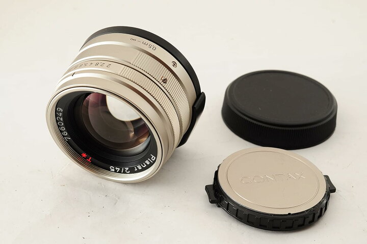 楽天市場】【中古】CONTAX コンタックス G用 Planar 45mm F2 T* (Carl 