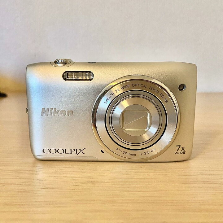 楽天市場】【中古】Nikon デジタルカメラ COOLPIX S3500 シルバー 光学 