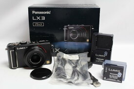 【中古】パナソニック デジタルカメラ LUMIX (ルミックス) LX3 ブラック DMC-LX3-K