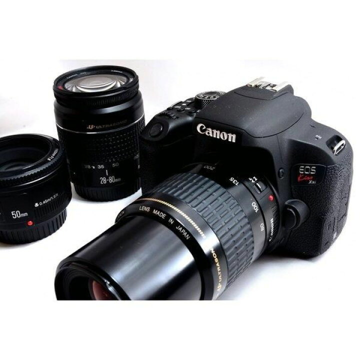 楽天市場】【中古】キヤノン Canon EOS Kiss X9i トリプルズームセット 