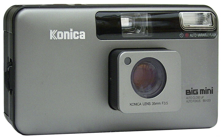 楽天市場】【中古】Konica コニカ BiG mini BM-201 ブラック : カメラ  