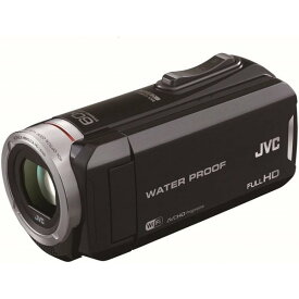 【中古】JVCケンウッド ビデオカメラ 防水5m防塵仕様 内蔵メモリー64GB ブラック GZ-RX130-B