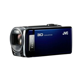 【中古】JVCケンウッド 64GB ハイビジョンメモリームービー オーロラブラック GZ-HM990-B