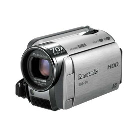 【中古】パナソニック Panasonic SD/HDDビデオカメラ シルバー SDR-H80-S