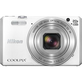 【6/1限定!全品P3倍】【中古】ニコン Nikon デジタルカメラ COOLPIX S7000 20倍ズーム 1605万画素 ホワイト S7000WH