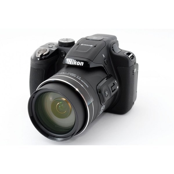 代引不可】 ニコン Nikon COOLPIX P610 ブラック 美品 光学60倍ズーム 1605万画素 SDカード付き 