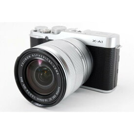 【中古】フジフィルム FUJIFILM X-A1 レンズキット シルバー 美品 小型軽量ボディ