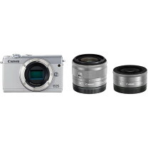 楽天市場】canon ミラーレス一眼カメラ eos m100 ダブルレンズキット 