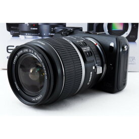 【中古】キヤノン Canon EOS M ブラック レンズキット 美品 軽量・コンパクト ストラップ付き
