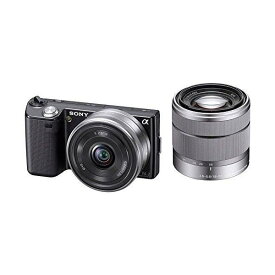 【6/4~6/11限定!最大4,000円OFF&6/5, 6/10限定で最大P3倍】【中古】ソニー SONY α NEX-5 ダブルズームレンズキット ブラック NEX-5D/B SDカード付き