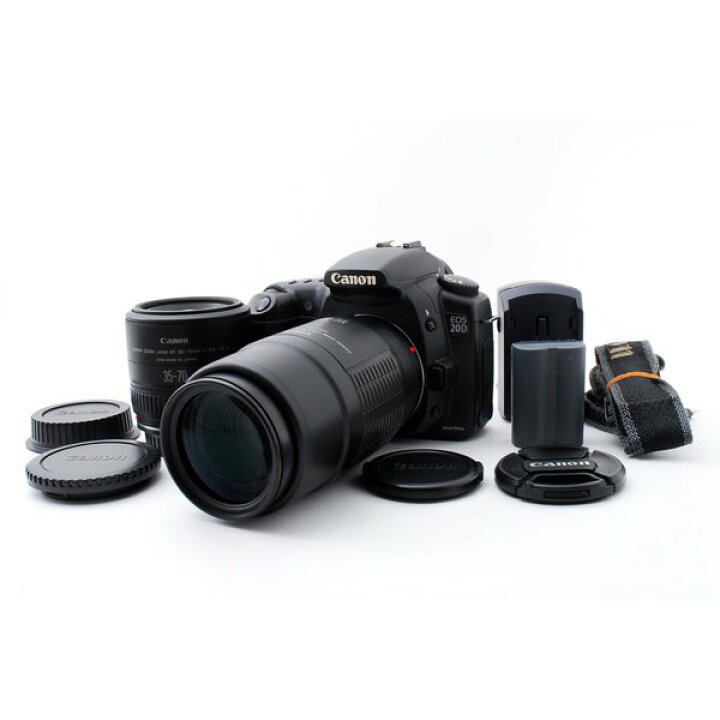 楽天市場】【中古】キヤノン Canon EOS 20D ダブルズームセット 美品 