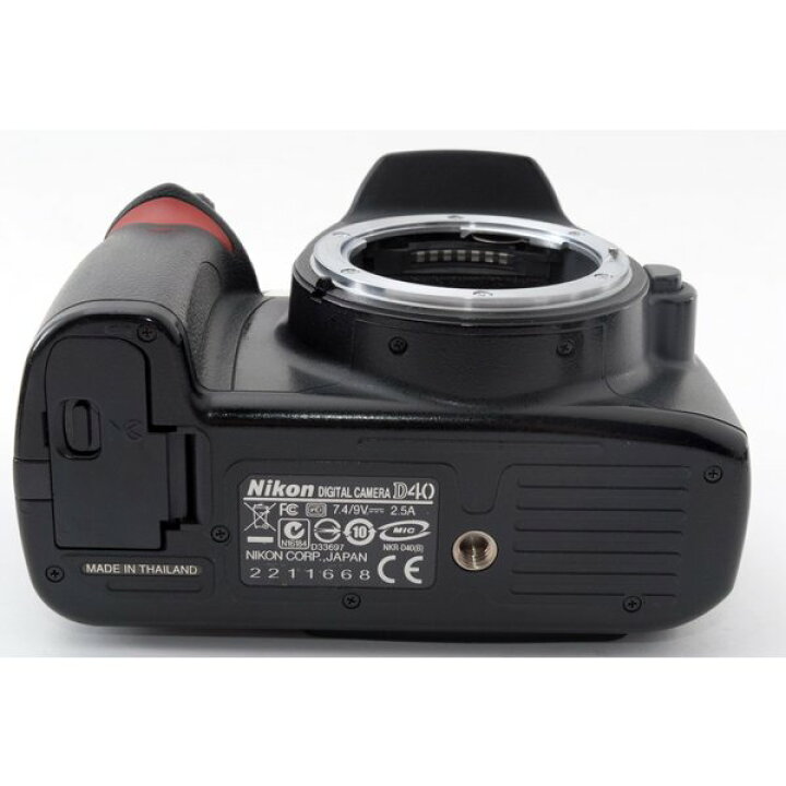 楽天市場】【中古】ニコン Nikon D40 ダブルズームセット ブラック 美  