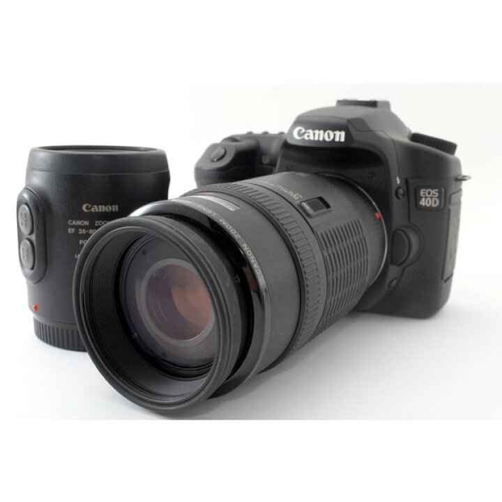 楽天市場】【中古】キヤノン Canon EOS 40D ダブルズームセット 美品  