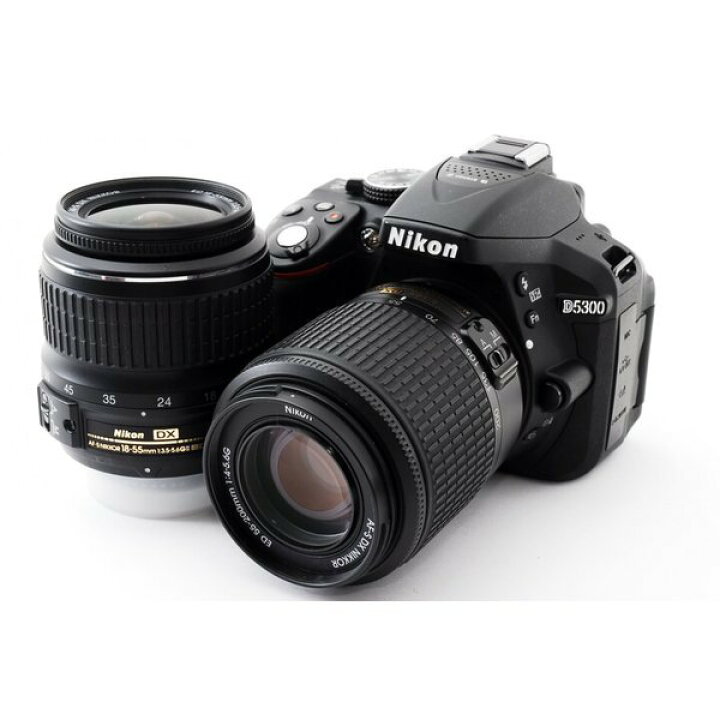 楽天市場】【中古】ニコン Nikon D5300 ダブルズームセット ブラック  