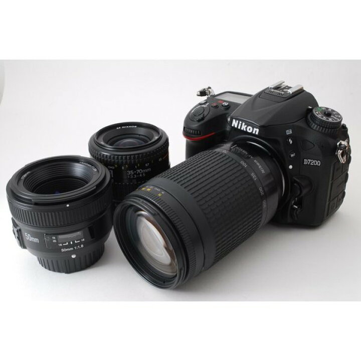 楽天市場】【中古】ニコン Nikon D7200 単焦点&標準&超望遠トリプル  