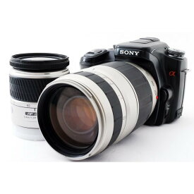 【4/24~4/27限定!最大4,000円OFF&4/25限定で最大P3倍】【中古】ソニー SONY α100 DSLR-A100 標準&望遠ダブルズームセット 美品 ストラップ付き