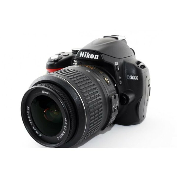 楽天市場】【中古】ニコン Nikon D3000 レンズキット ブラック 美品  