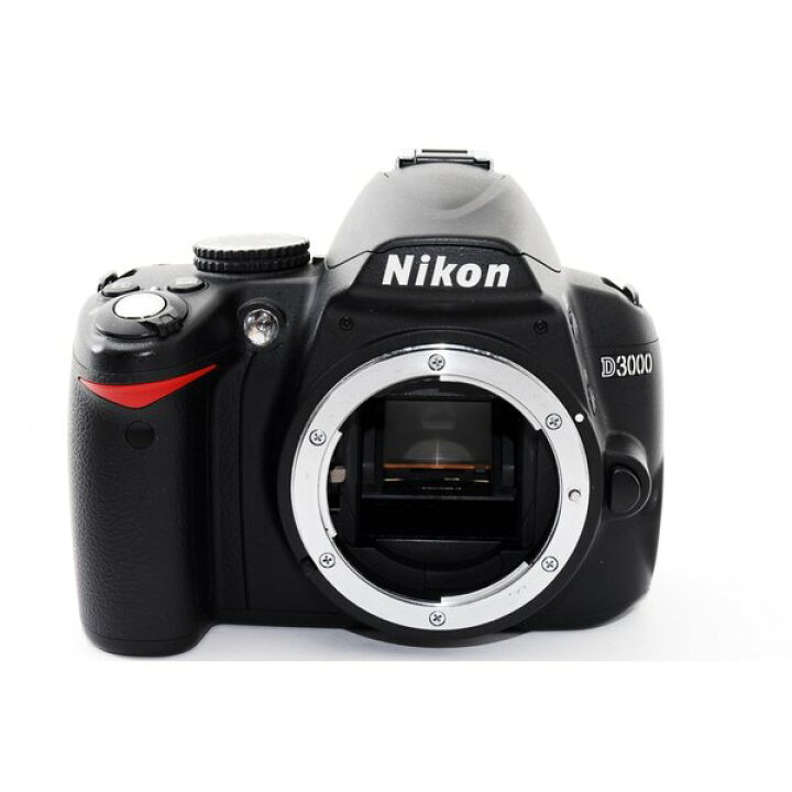 楽天市場】【中古】ニコン Nikon D3000 レンズキット ブラック 美品  