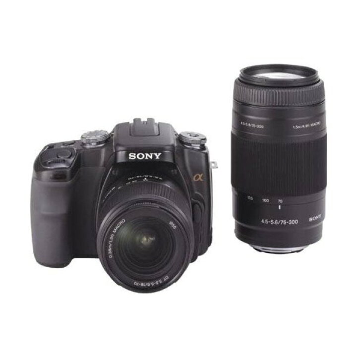 楽天市場】【中古】ソニー SONY α100 ダブルズームレンズキット 