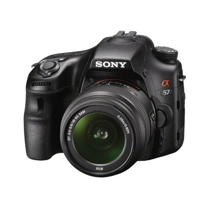 楽天市場】【中古】ソニー SONY α57 ズームレンズキット DT 18-55mm F3 