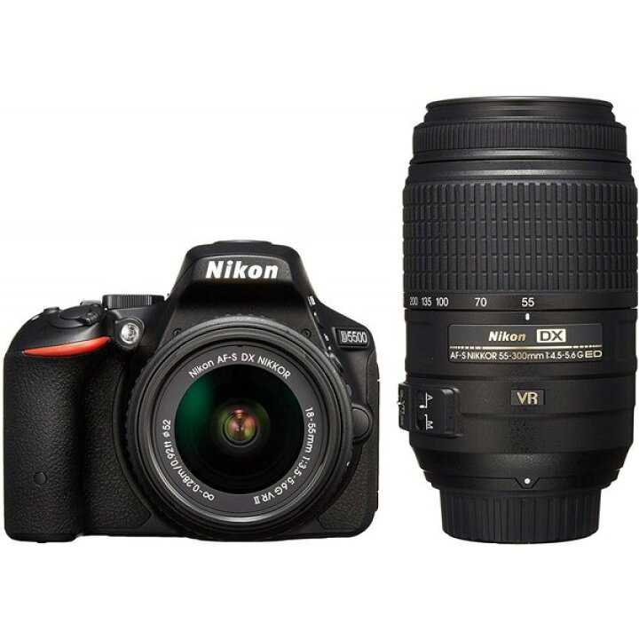 楽天市場】【中古】ニコン Nikon D5500 ダブルズームキット ブラック 