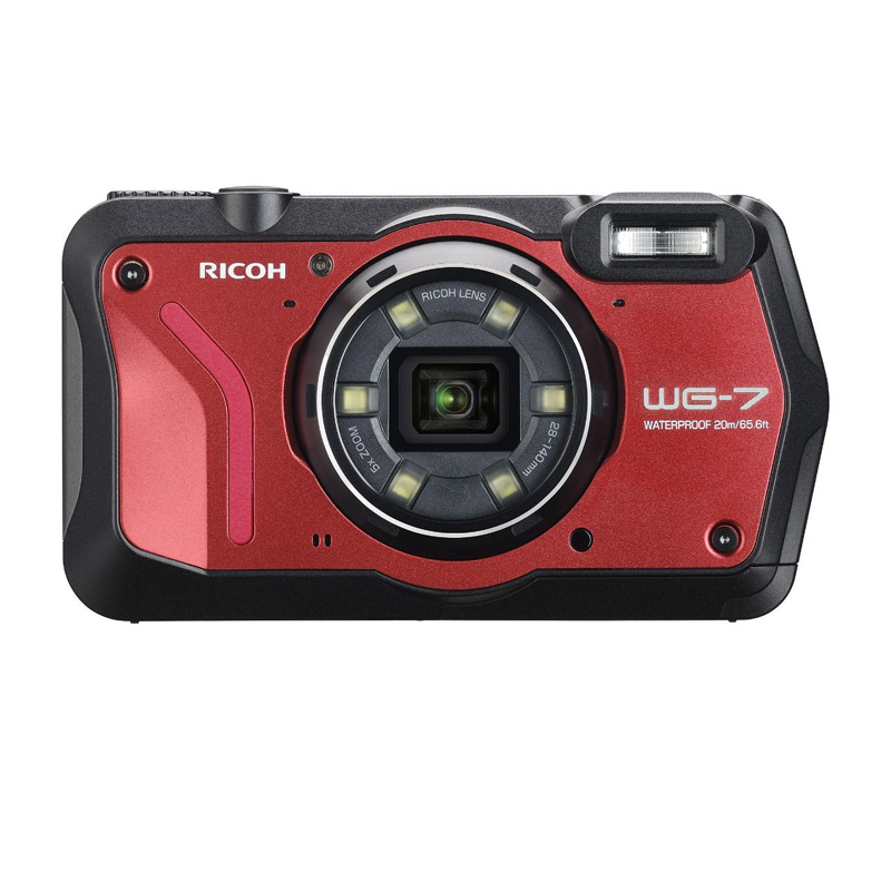 小物などお買い得な福袋 RICOH リコー コンパクトデジタルカメラ 安いそれに目立つ レッド WG-7