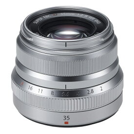 [新品]FUJIFILM フジフイルム 標準単焦点レンズ XF 35mm F2 R WR シルバー