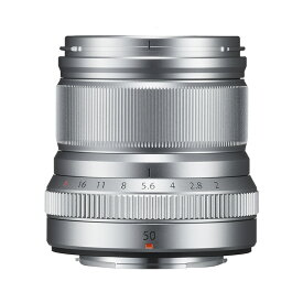 [新品]FUJIFILM フジフイルム 標準単焦点レンズ XF50mmF2 R WR シルバー