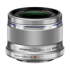 [新品]OLYMPUS オリンパス マイクロフォーサーズ用標準単焦点レンズ M.ZUIKO DIGITAL 25mm F1.8 シルバー