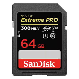 SanDisk サンディスク Extreme PRO SDXC UHS-II カード 64GB（SDSDXDK-064G-GN4IN）【海外パッケージ】
