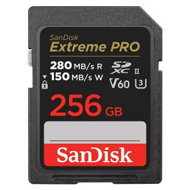 SanDisk サンディスク Extreme PRO SDXC UHS-II カード 256GB（SDSDXEP-256G-GN4IN）【海外パッケージ】