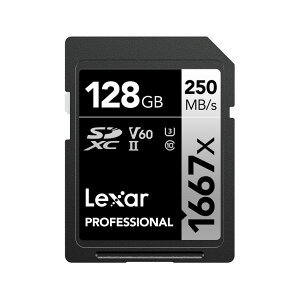 �y���[���ցzLexar ���L�T�[ Professional 1667x SDXC UHS-II �J�[�h 128GB LSD128CB1667�y���s�A���i�z