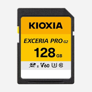 �y���[���ցzKIOXIA �L�I�N�V�A EXCERIA PRO G2 128GB UHS-II�������[�J�[�h V60 KSDHU-B128G