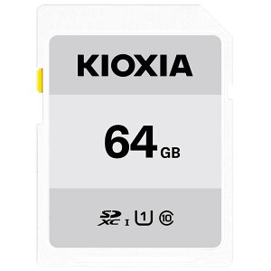 y[ցzLINVA KIOXIA EXCERIA BASIC SDHC/SDXC UHS-I J[h 64GB KSDB-A064G