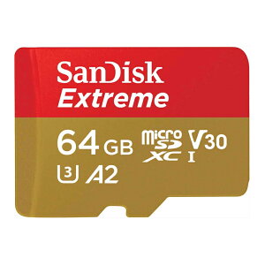 y[ցzTfBXN Extreme microSDXC J[h 64GB SDSQXAH-064G-GN6MN yCOpbP[Wz