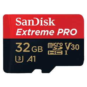 y[ցzTfBXN Extreme PRO microSDHC J[h 32GB SDJ[hϊA_v^[t SDSQXCG-032G-GN6MAyCOpbP[Wz