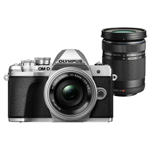 【6月25日24時間限定!Wエントリー&楽天カード決済でポイント最大14倍!】OLYMPUS オリンパス ミラーレス一眼カメラ OM-D E-M10 MarkIII EZダブルズームキット シルバー