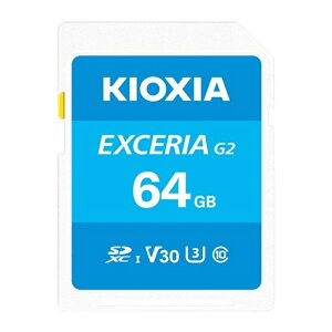 �y���[���ցzKIOXIA �L�I�N�V�A EXCERIA G2 64GB SDXC�������[�J�[�h KSDU-B064G