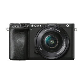 [新品]SONY ソニー ミラーレス一眼カメラ α6400 パワーズームレンズキット （ILCE-6400L B） ブラック